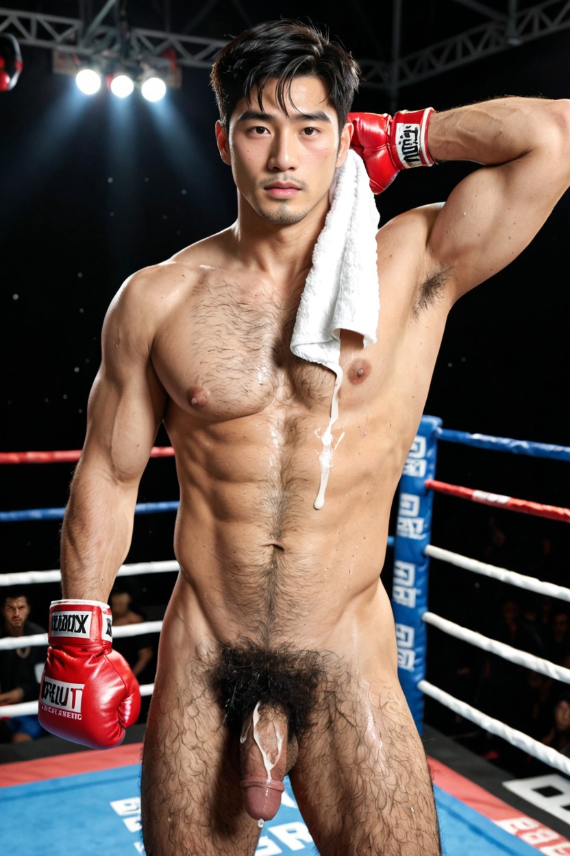 Big Nipples, College Hunk, Erect Hairy Cock 게이 AI 포르노