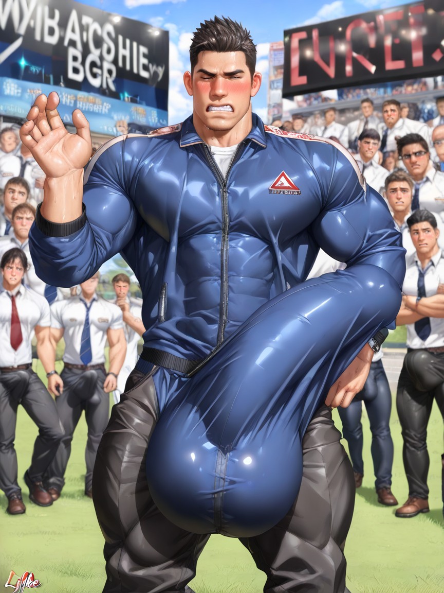 Many Men Around, Embarrassed, 超巨大 AI同性戀黃片