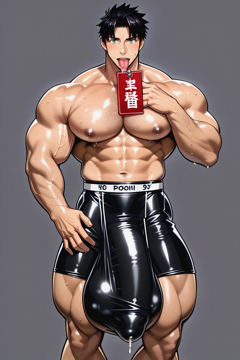 Cock Outline On Chest, 正常, Gigantic Thick And Long Bulge AI同性戀黃片
