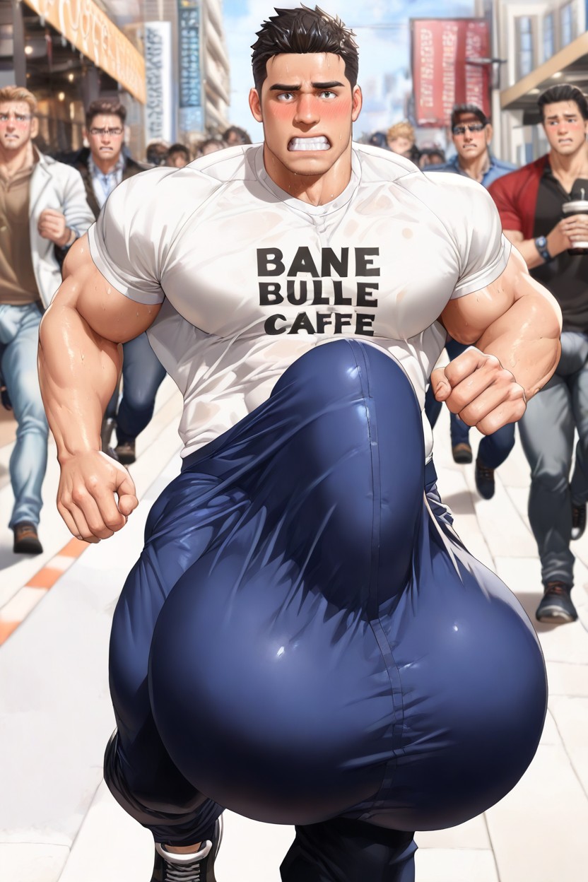 超巨大, Giant Balls, 咖啡店 AI同性戀黃片