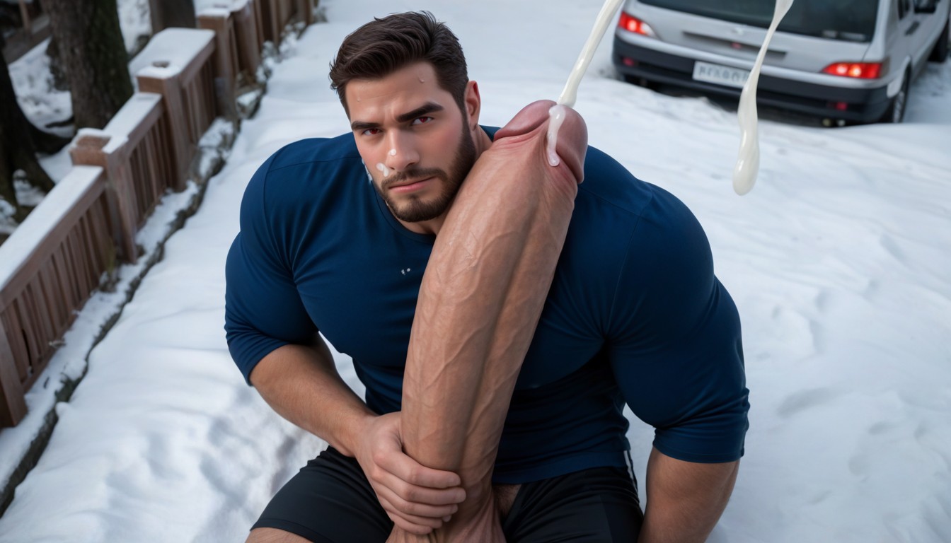 18+, Hq, Surreal Absurd Impossible Gigantic Cock Size Porno IA Gay