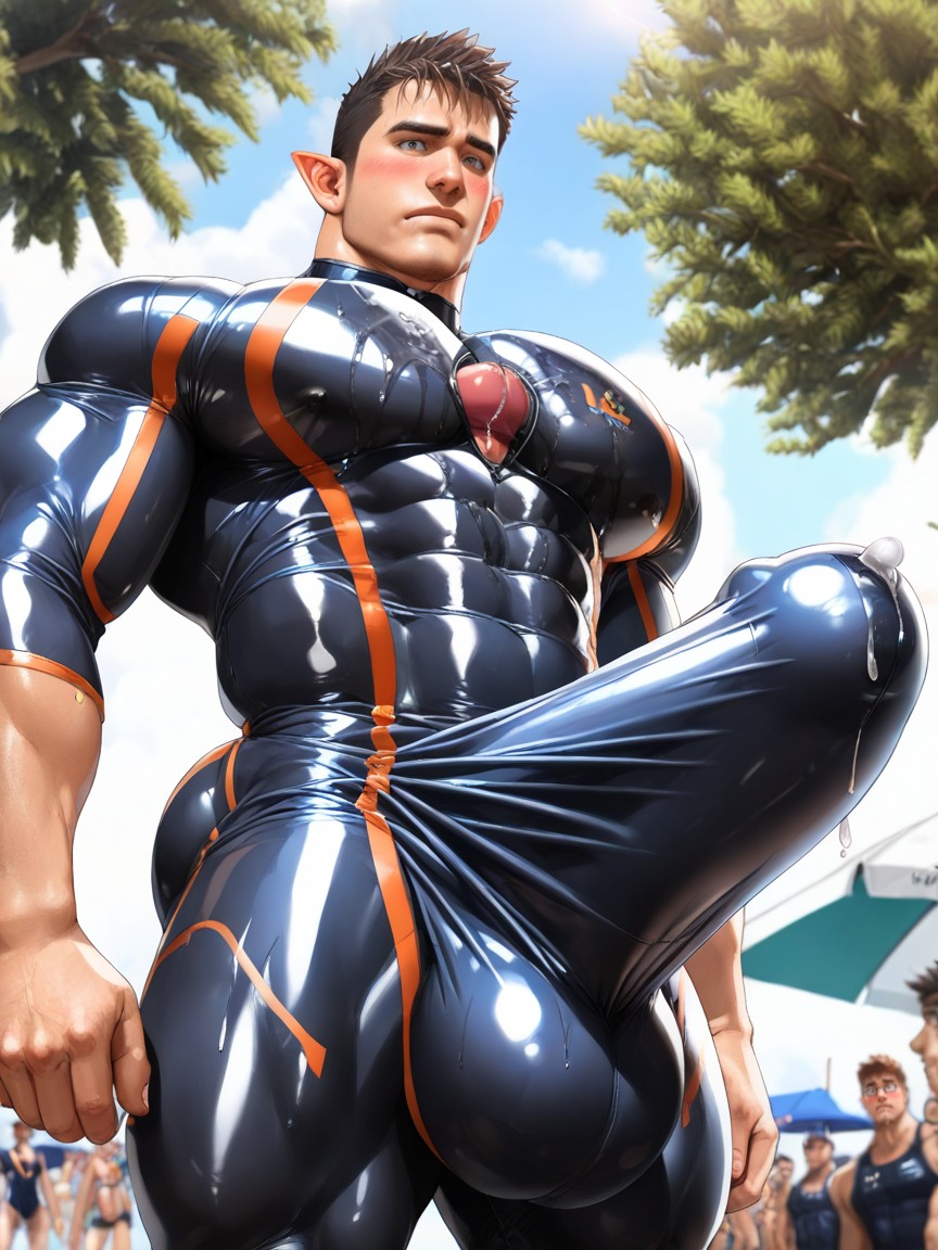 Selfsuck, Nervous, Handsome ゲイAIポルノ