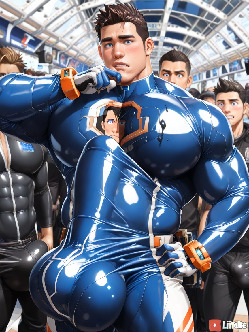 Vibrant, Lifelike Style, Selfie AI Gay Porn