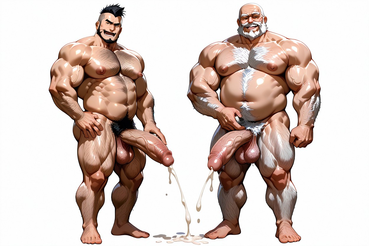 Coupe À La Mode, Orgasme, Excessively Veiny Penis Porno IA Gay