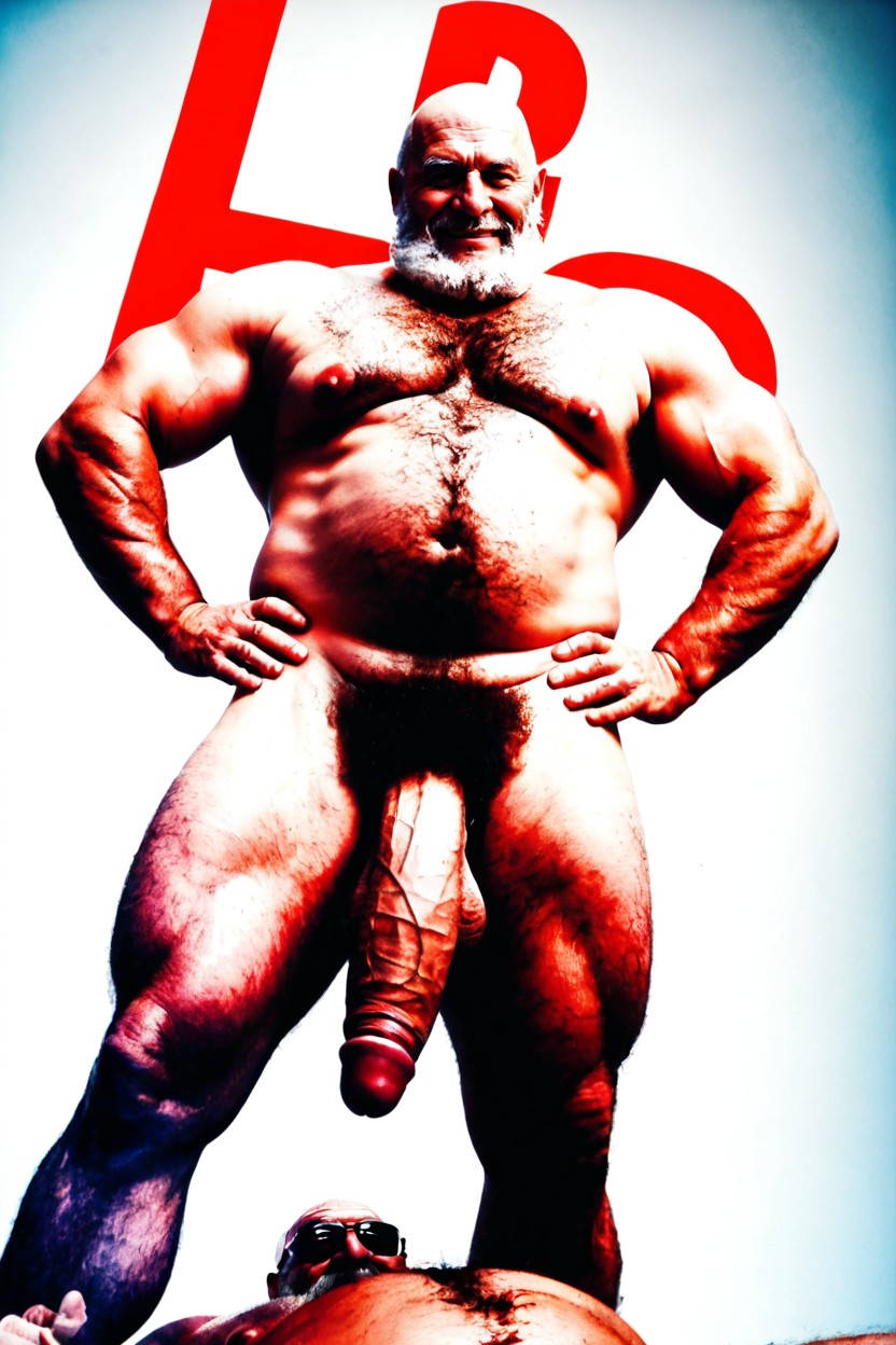 Strong Jaw, Buzzcut, Bare Foot AI Gay Porn