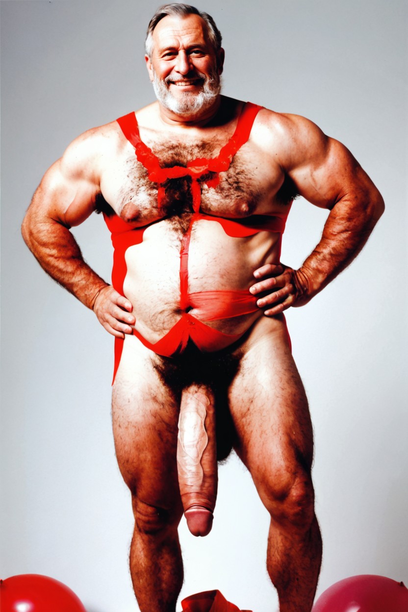 Extremely Hairy Body, Excessively Hairy Balls, Poils Pubiens Porno IA Gay