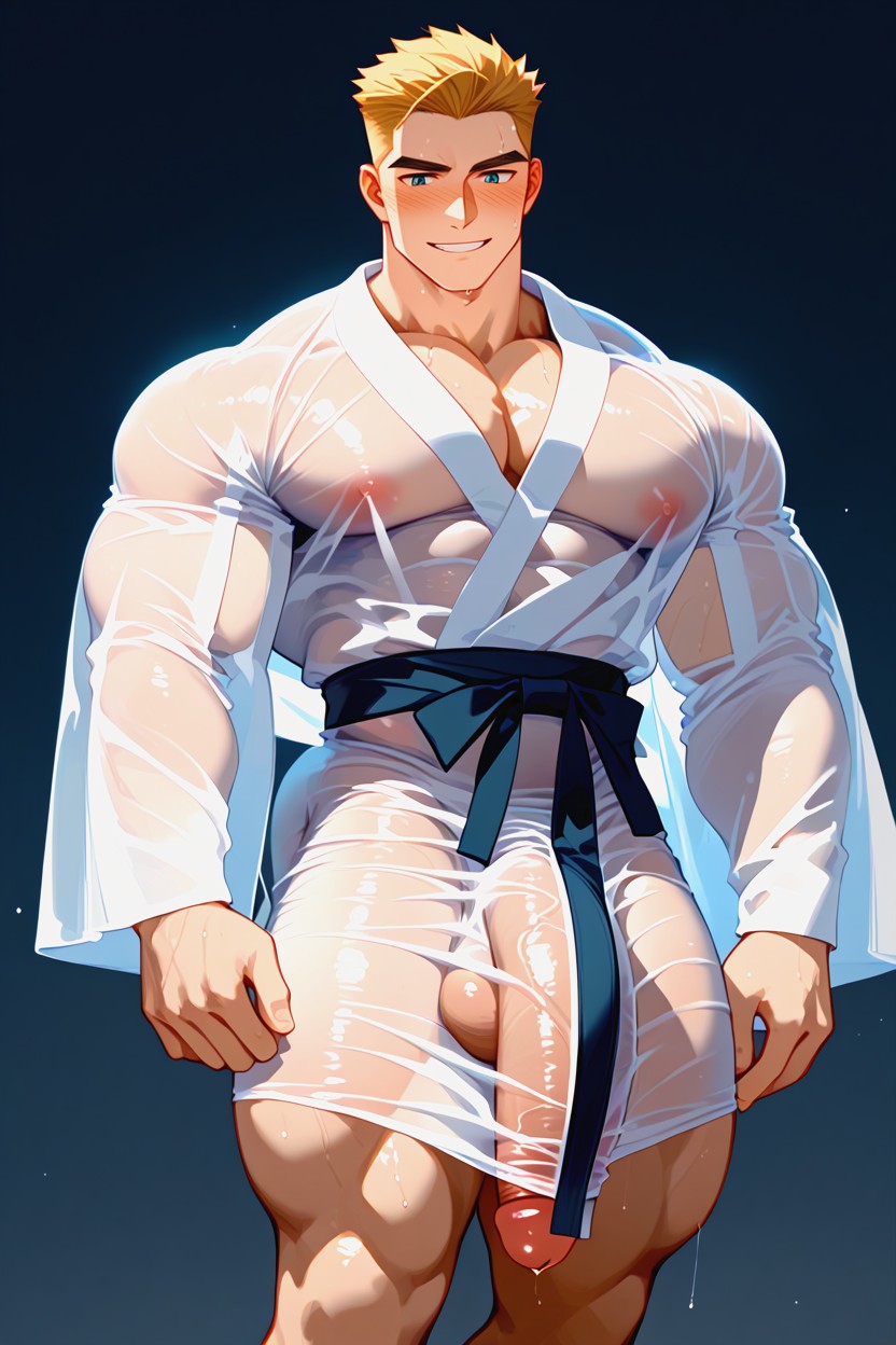 See Through Clothes, Smiling, Boner AI Gay Porn