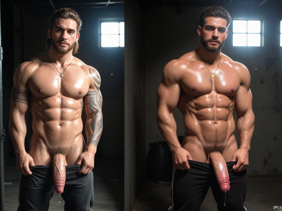 Standing With Legs Spread, Dark Domination, Gay AI Gay Porn
