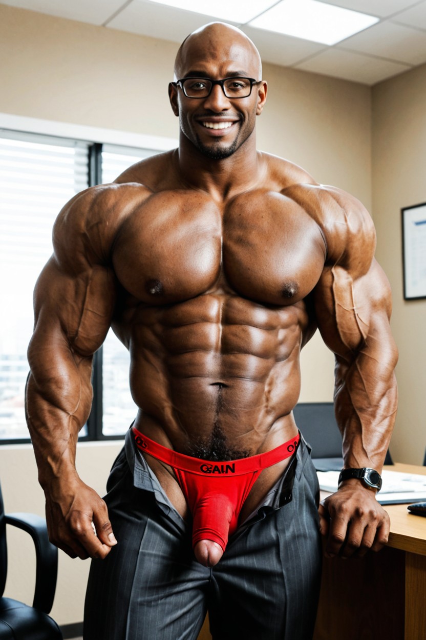Excessive Hyper Muscles, Tight Bubble Butt, Pronounced Chest Porno IA Gay