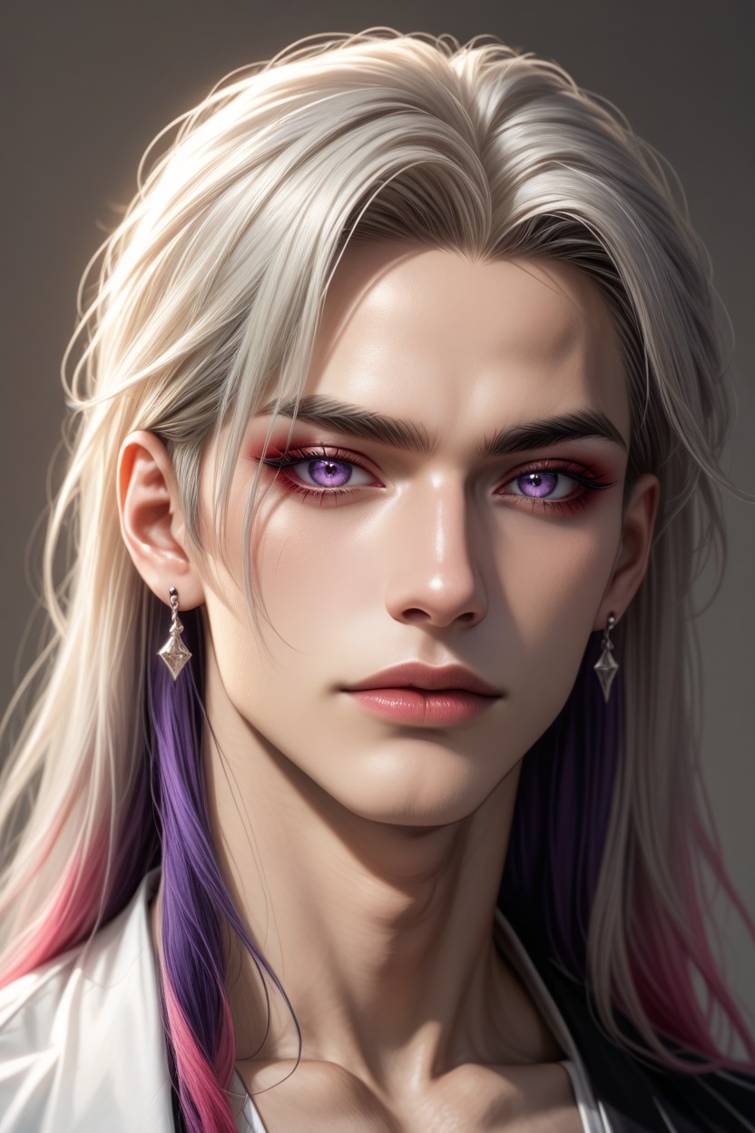 Chocker, Earrings, Seductive AI Gay Porn