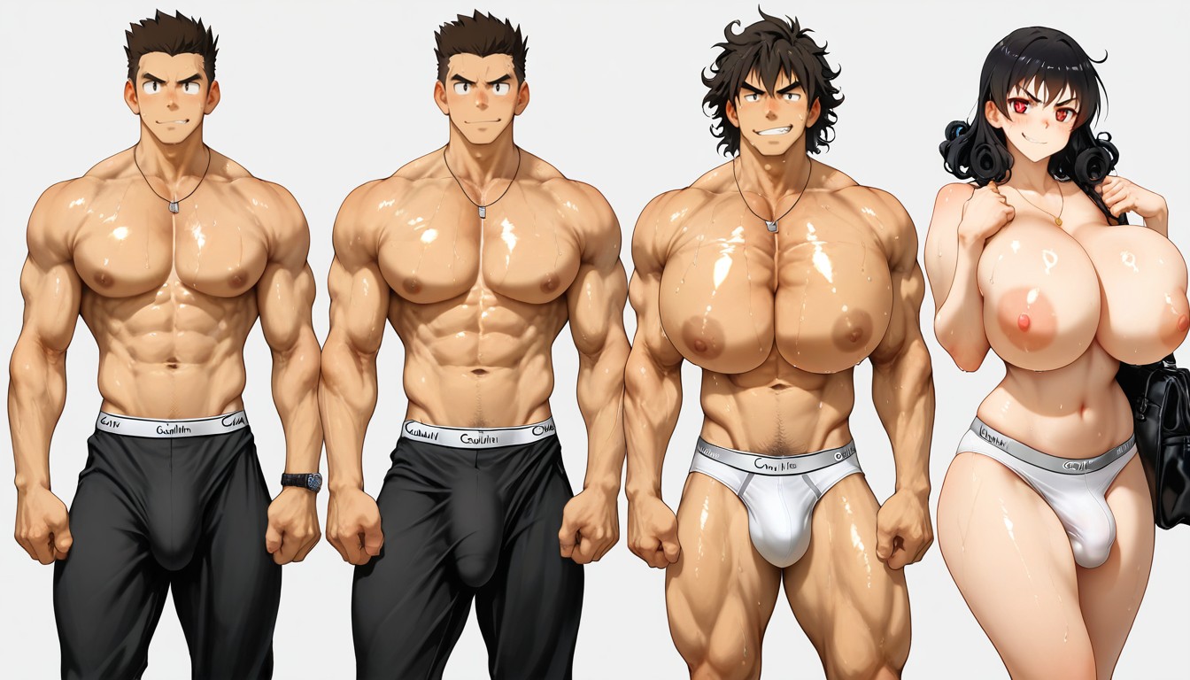 +, Narrowaist, Slimwaist ゲイAIポルノ