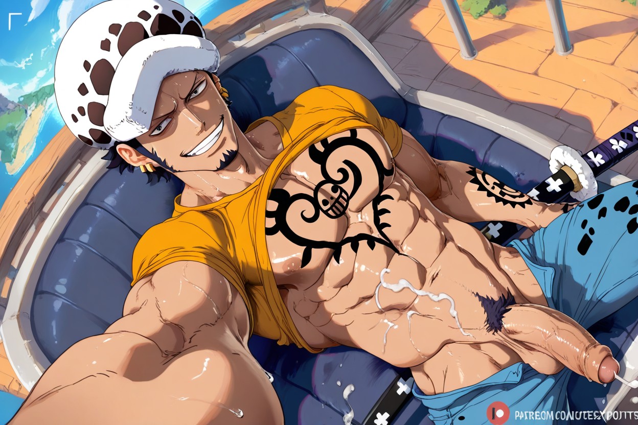 Fully Clothed, Pulled Down, Hard Cock ゲイAIポルノ