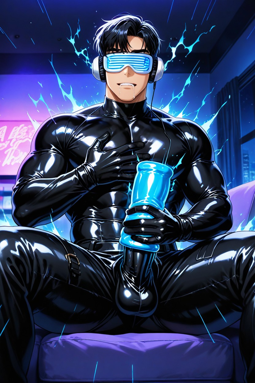 Big Penis, Vinyl, And His Things ゲイAIポルノ