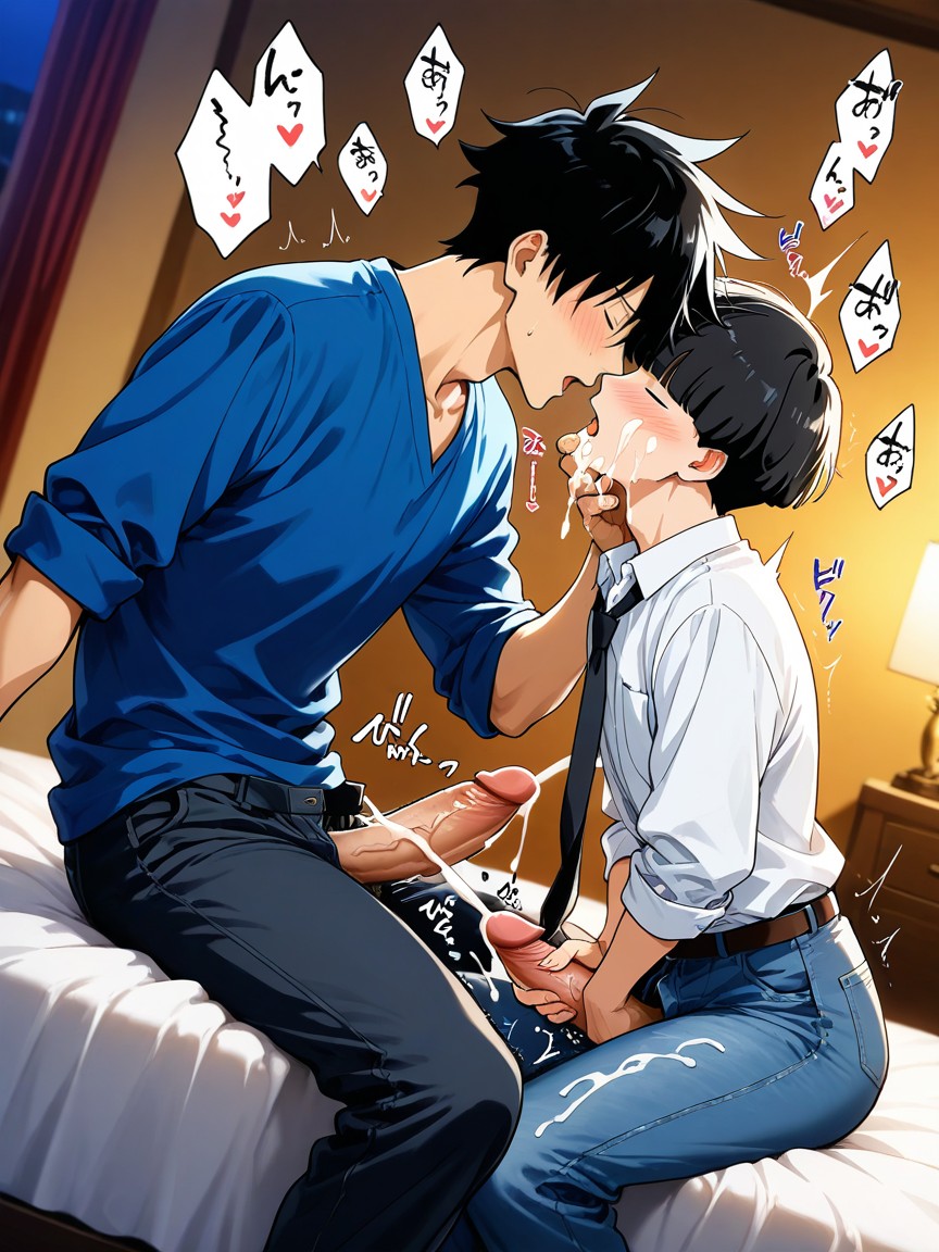 Dutch Angle, Cumshot, Kageyama Ritsu Is Male AI Gay Porn