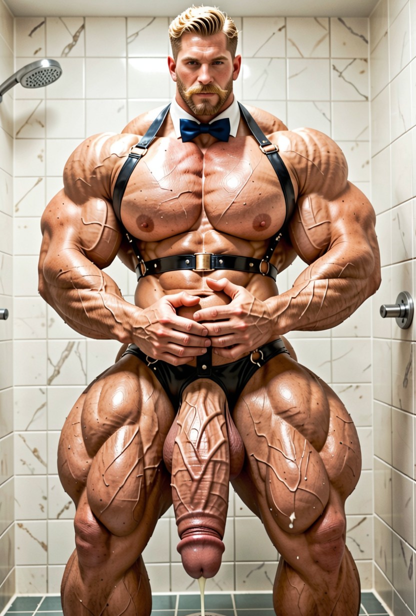 Gigantic Muscles, Veiny Penis, Hypermuscular AI同性恋黄片