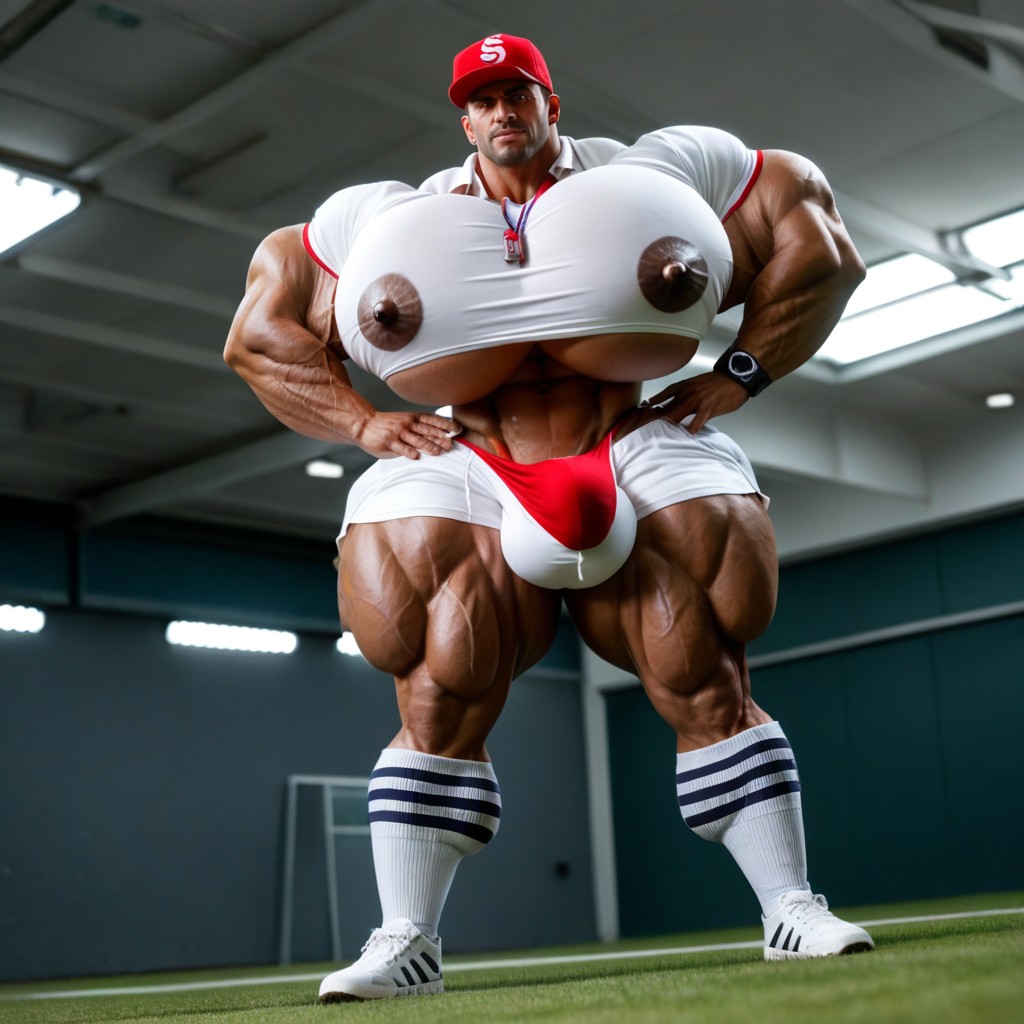 Full Body, Wide Angle, Model AI Gay Porn