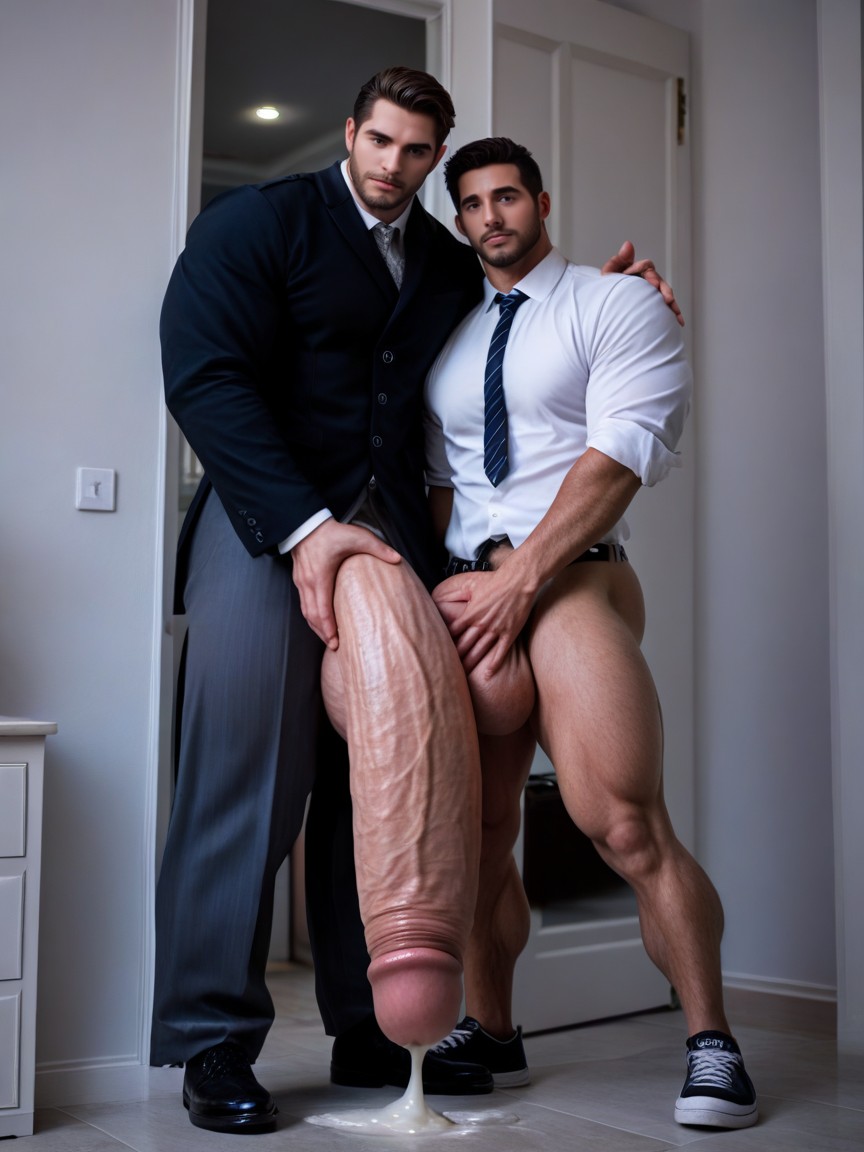 Harem, Cock Focus, Cum On Face AI Gay Porn