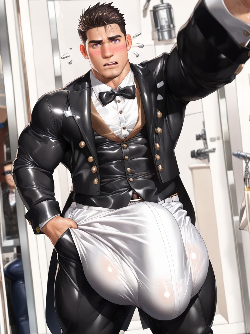 Boner, セルフィー, Handsome ゲイAIポルノ