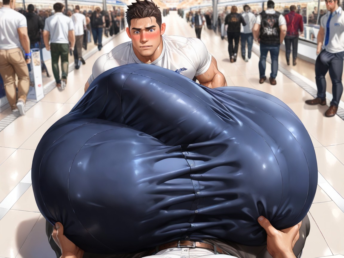 Handsome, Upright Big Boner Bulge, Boner AI同性恋黄片