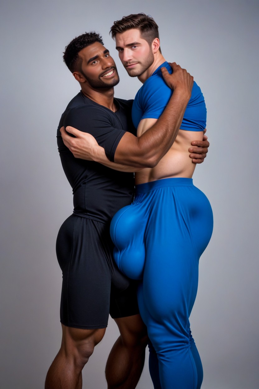 Giant Balls, Male Only, Massive Gigantic Bulge Stretching Out Fabric AI同性戀黃片