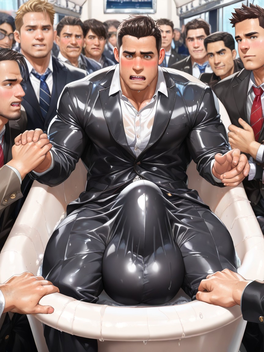 Extremely Erect Bulge, 30+, Boner Bulge AI Gay Porn