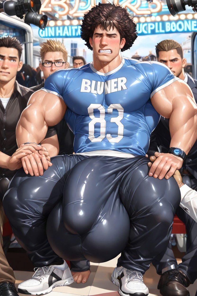 Lifelike Style, Extremely Erect Bulge, Crowded ゲイAIポルノ