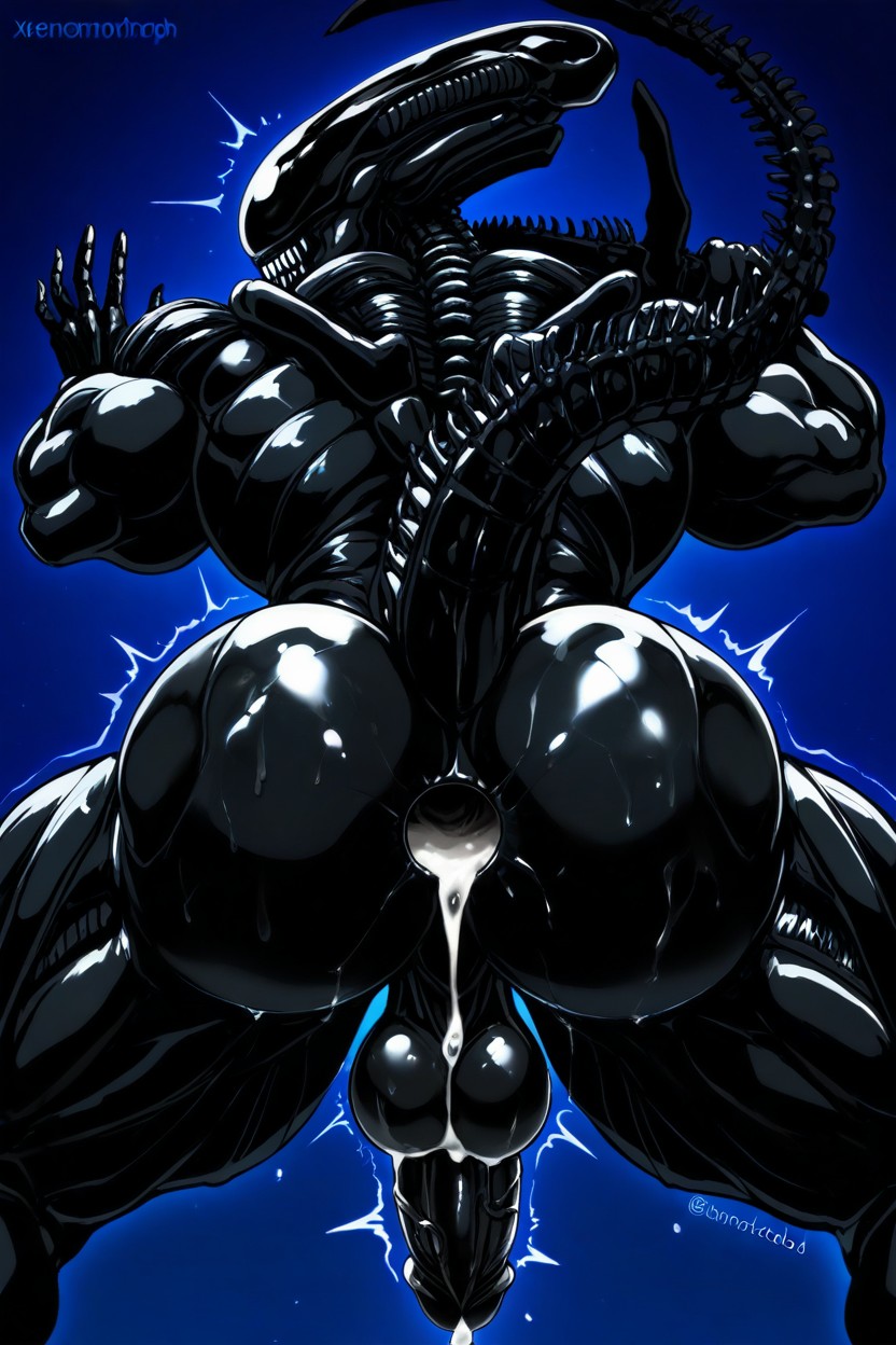 Dramatic Lighting From Above, On, Anus Detail Pornografia gay com IA