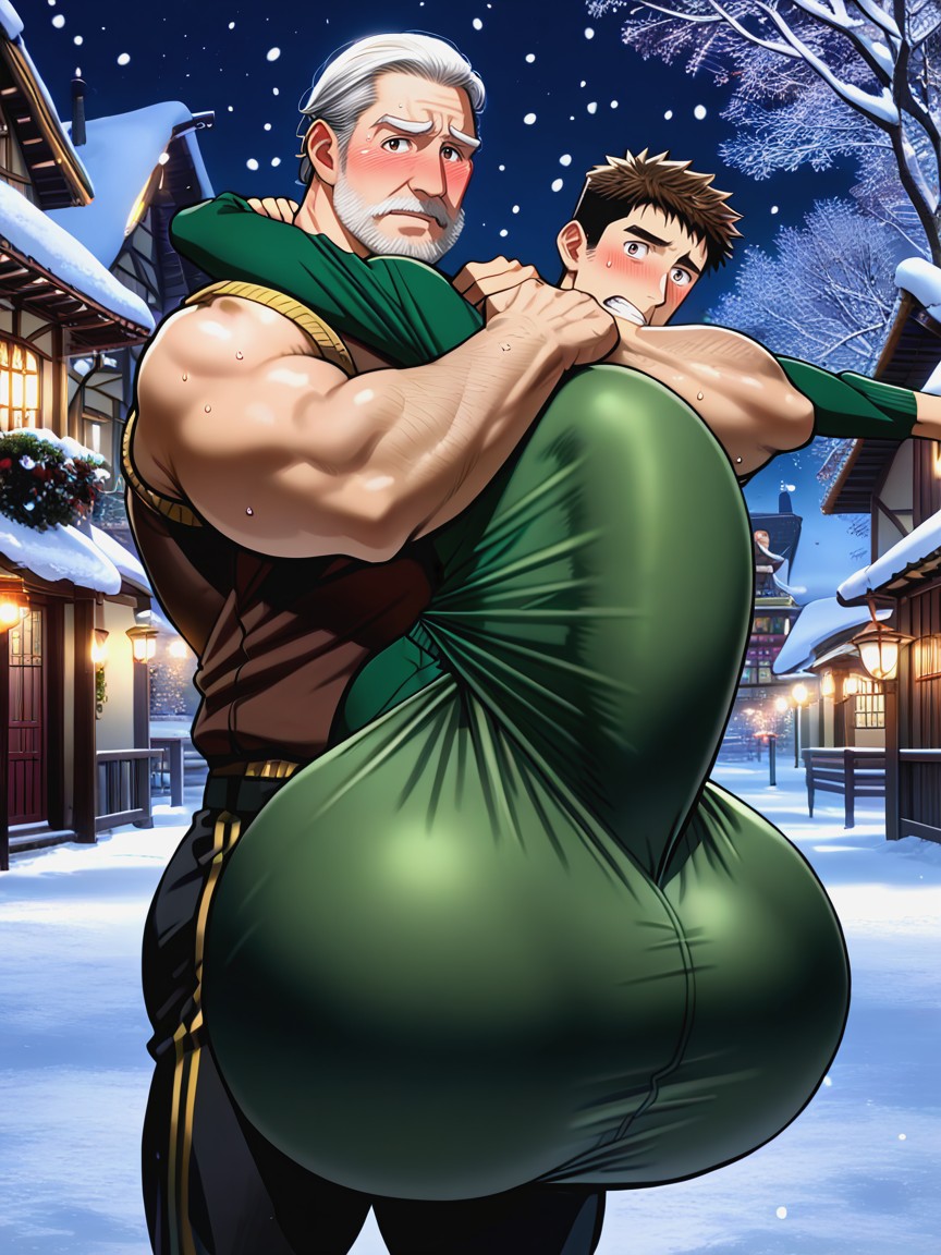 Upright Big Boner Bulge, Boner, Extremely Erect Bulge AI同性戀黃片
