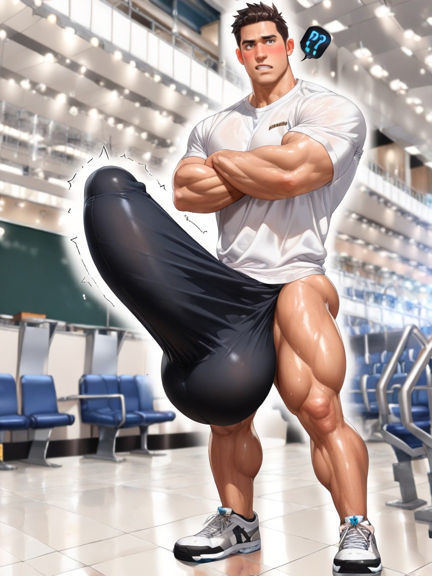 Extremely Hard, Erect Bulge, Upright Big Boner Bulge Porno gay IA