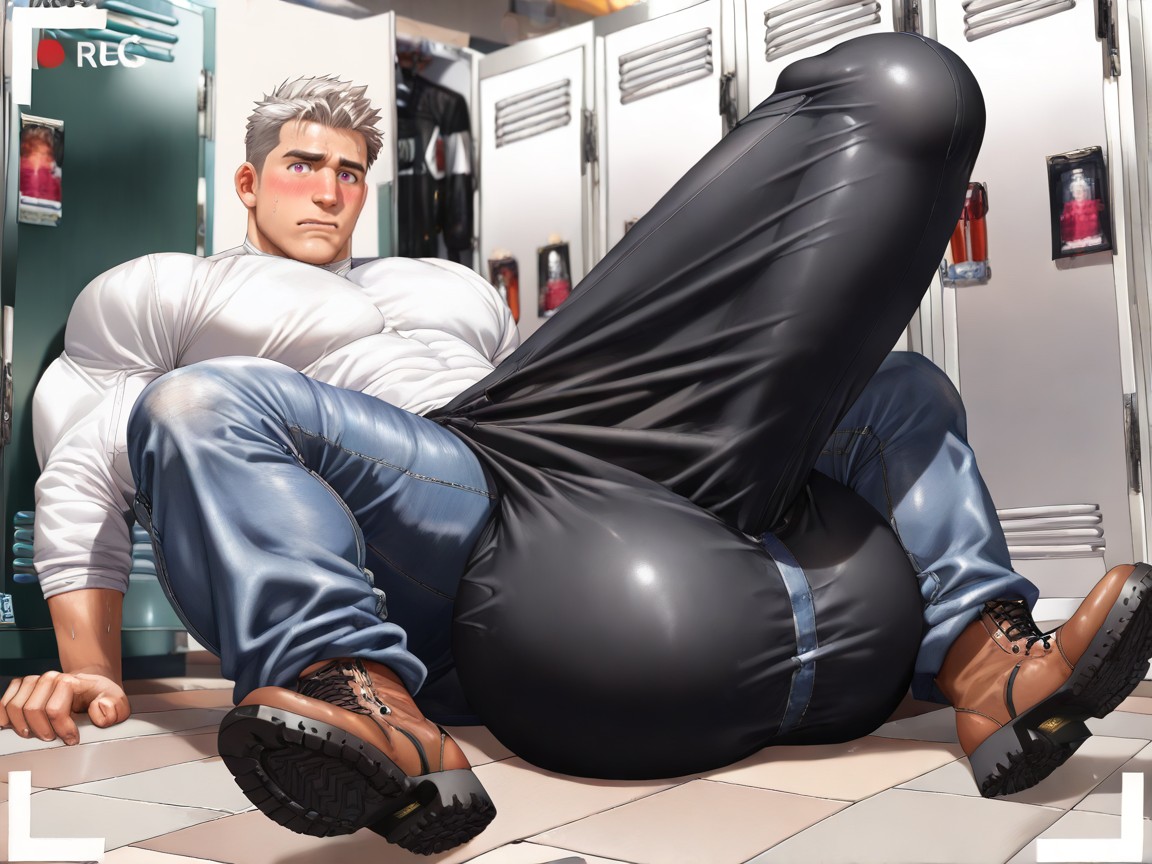Cowboy, Erect Bulge, All Blushing And Sweating Porno gay IA