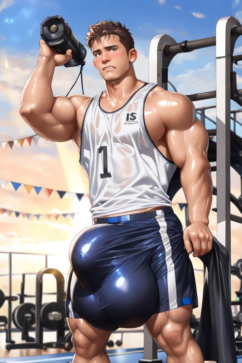 Lifelike Style, Giant Balls, Embarrassed AI同性戀黃片