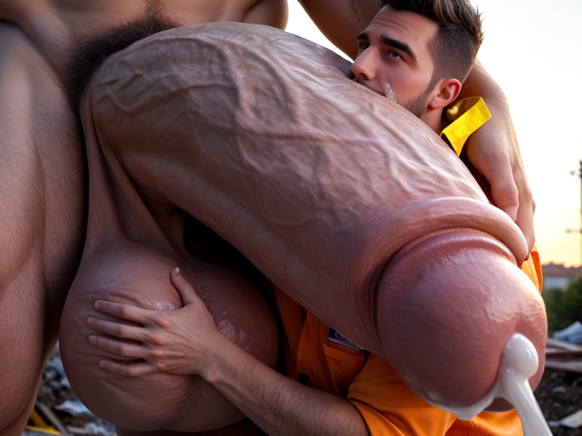 Uncut Hyper Cock Much Bigger Than Leg, パンチラ, Ahegao ゲイAIポルノ