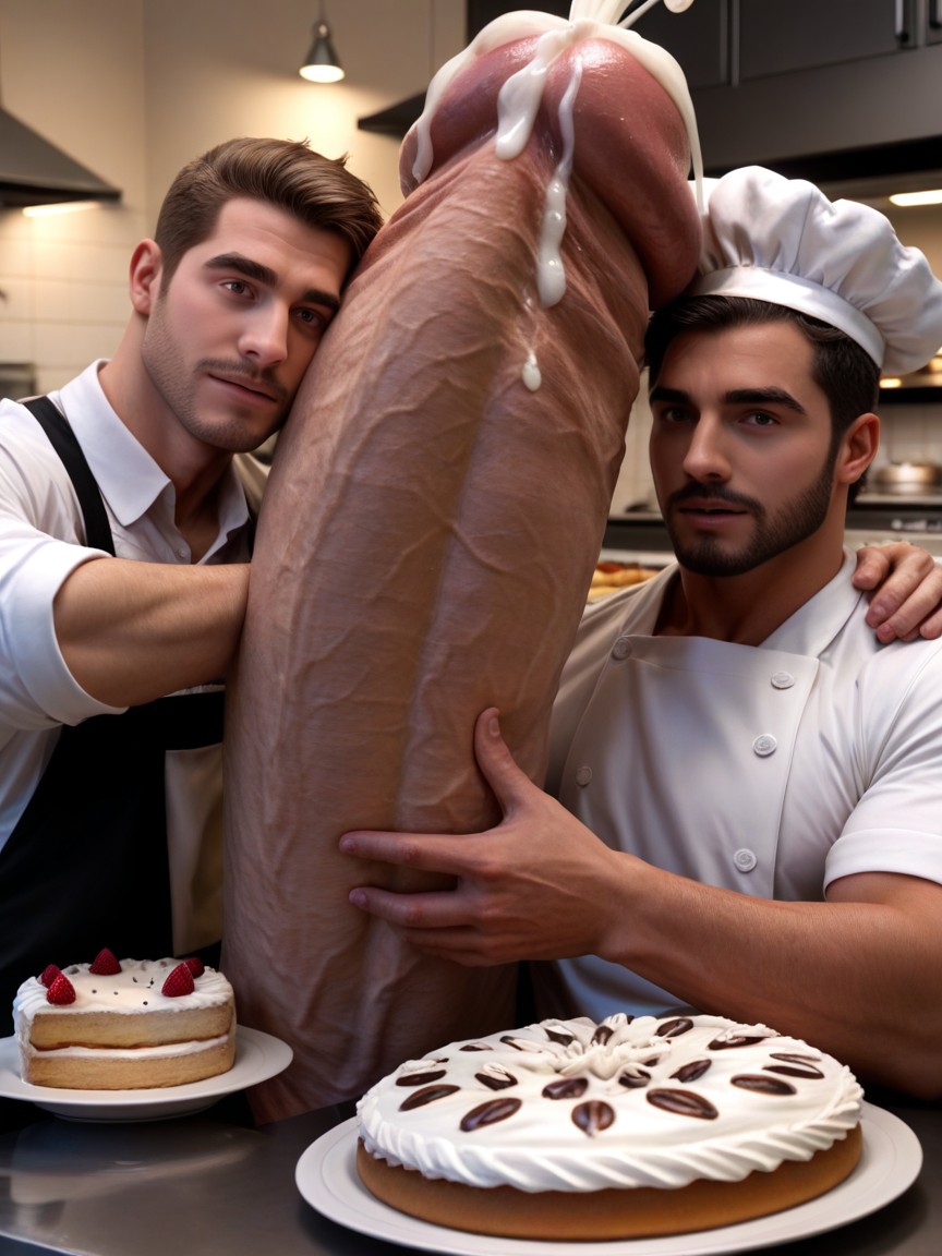 Artistic, Cock Bigger Than Body, 棕色 AI同性戀黃片