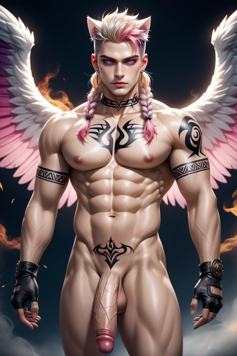 運動型, Long Hair, Smooth Chest AI同性戀黃片