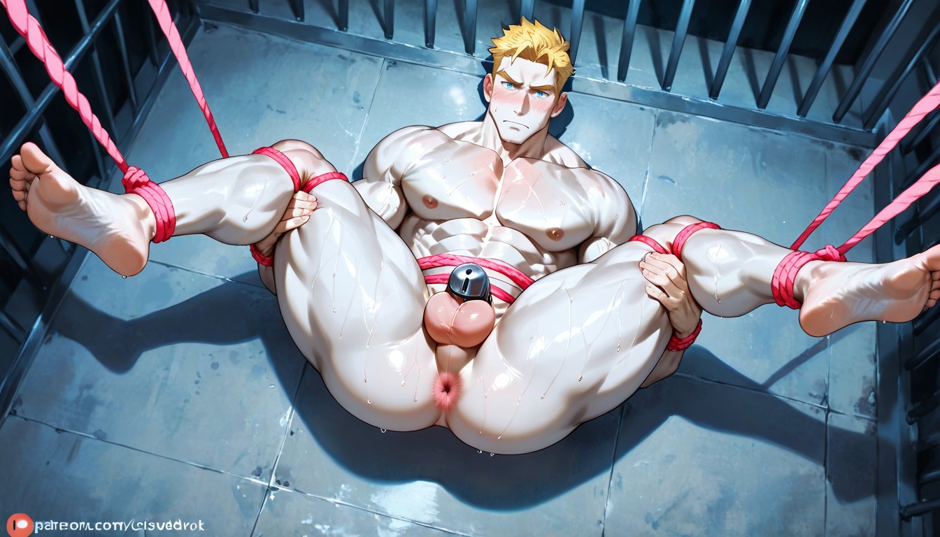 フルボディ, Pastel Pink Anus Is Completely Exposed And Uncovered, No Color Filter ゲイAIポルノ