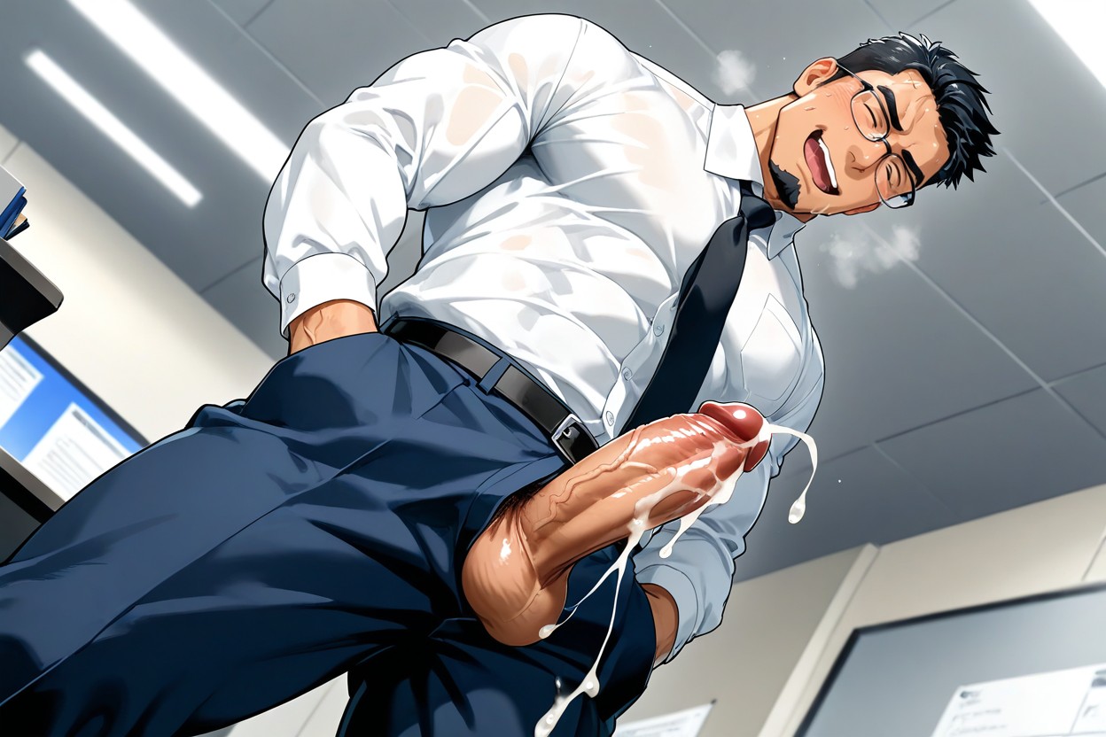 Office Pants, Standing, Erection AI同性戀黃片