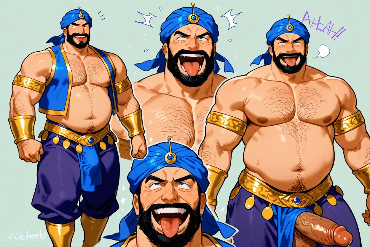 Beard, Bebebebebe Detailed, 阿嘿脸 AI同性恋黄片