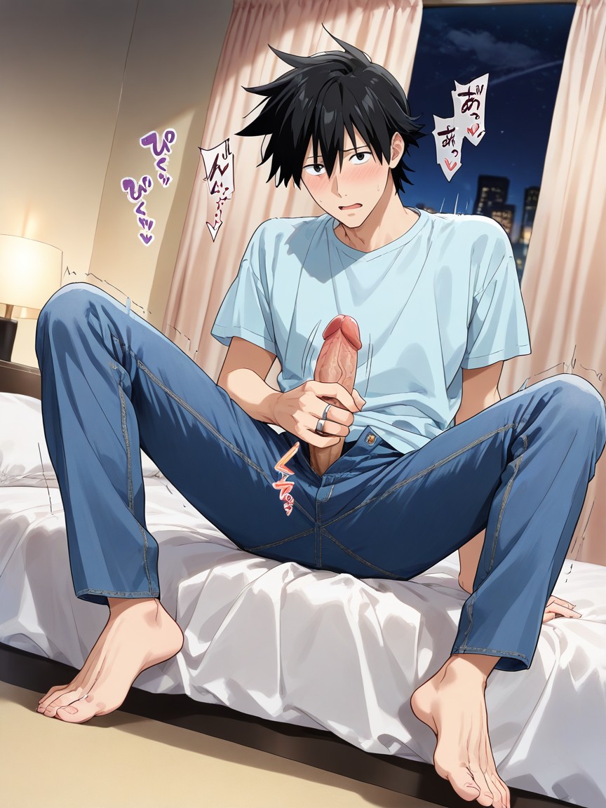 Mobpsycho, Wearing Wedding Rings On Their Ring Fingers, 單人圖 AI同性戀黃片