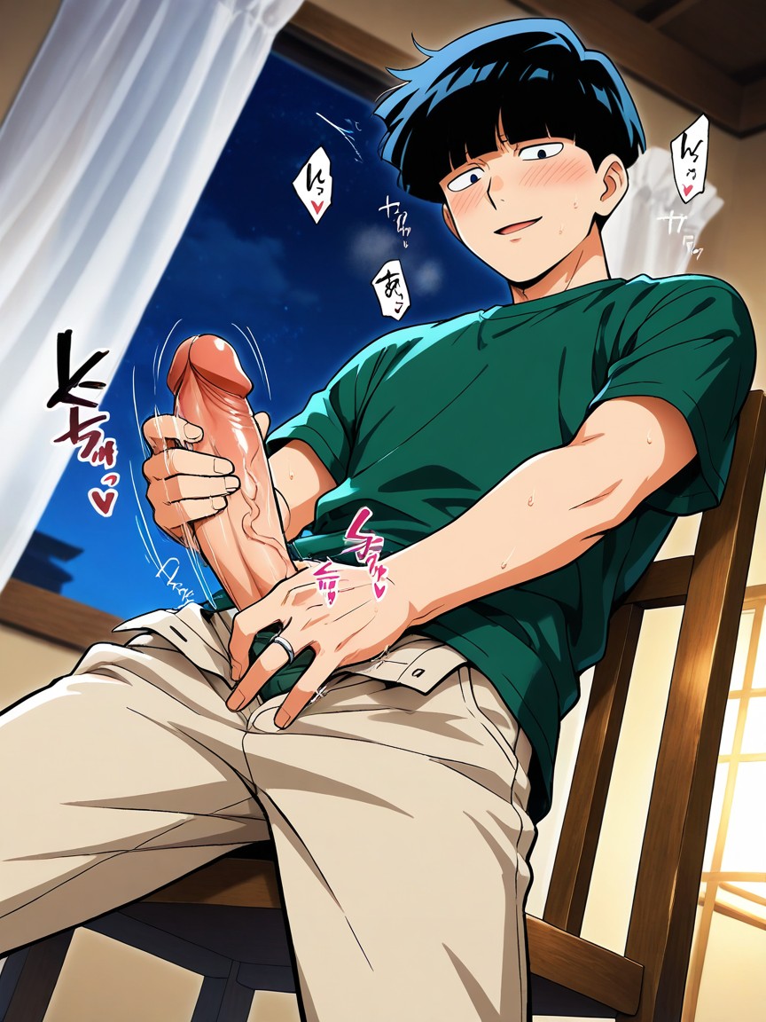 Seduce, Kageyama Shigeo From Mobpsycho, Shortsleeve ゲイAIポルノ