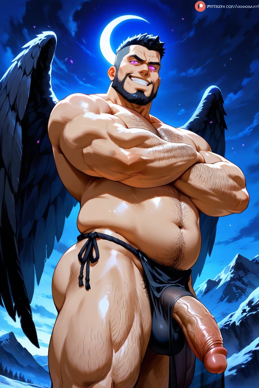 +, Fat Hunk Muscular Male, Kuronezomi ゲイAIポルノ