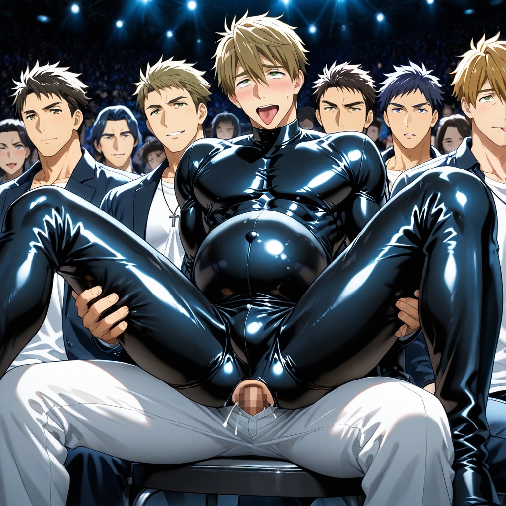 フィット, 映画館, Spreading Legs ゲイAIポルノ