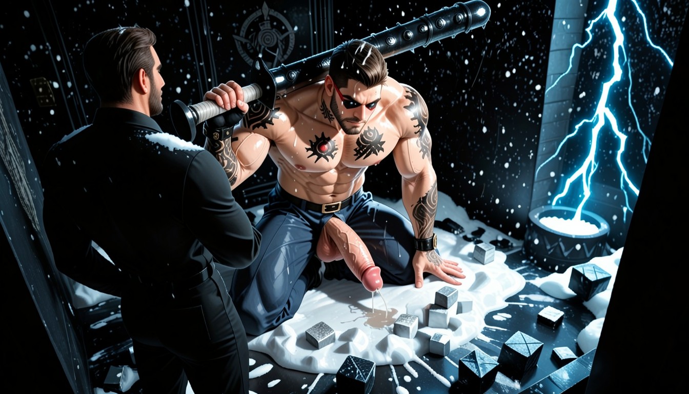 Cocaine Powers, Dinero Y Coco Y Poder, Glitter On Body AI Gay Porn