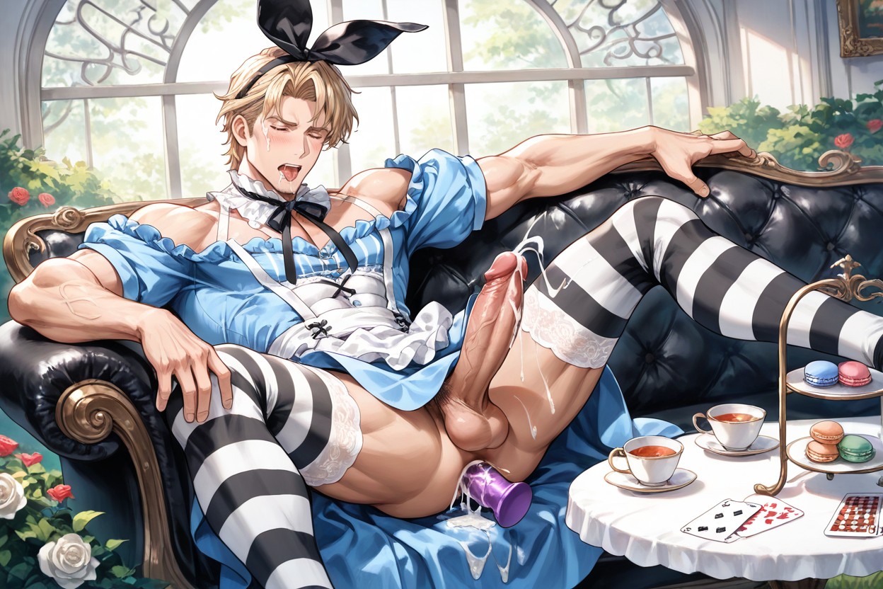25+, Balls, Sitting Down Legs Spread ゲイAIポルノ