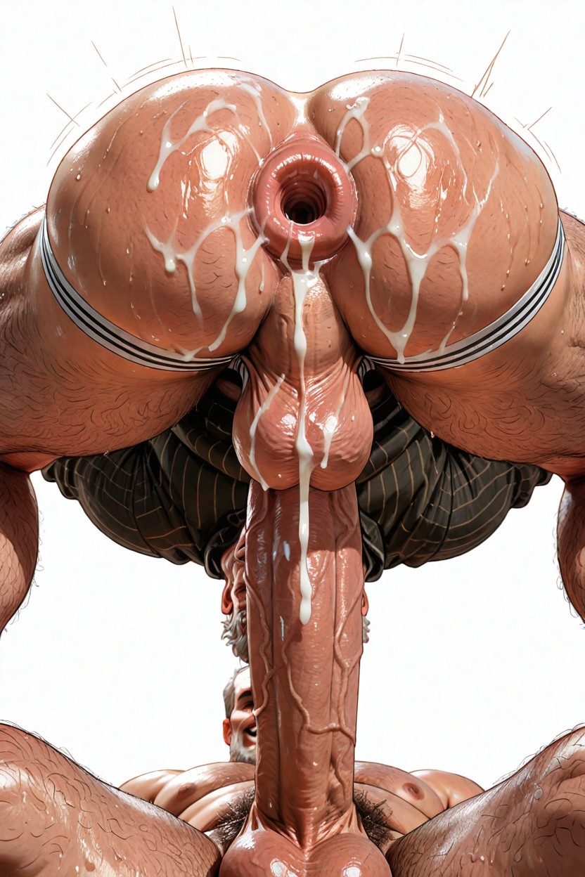 Gaped Asshole, Hdr, 2人 ゲイAIポルノ