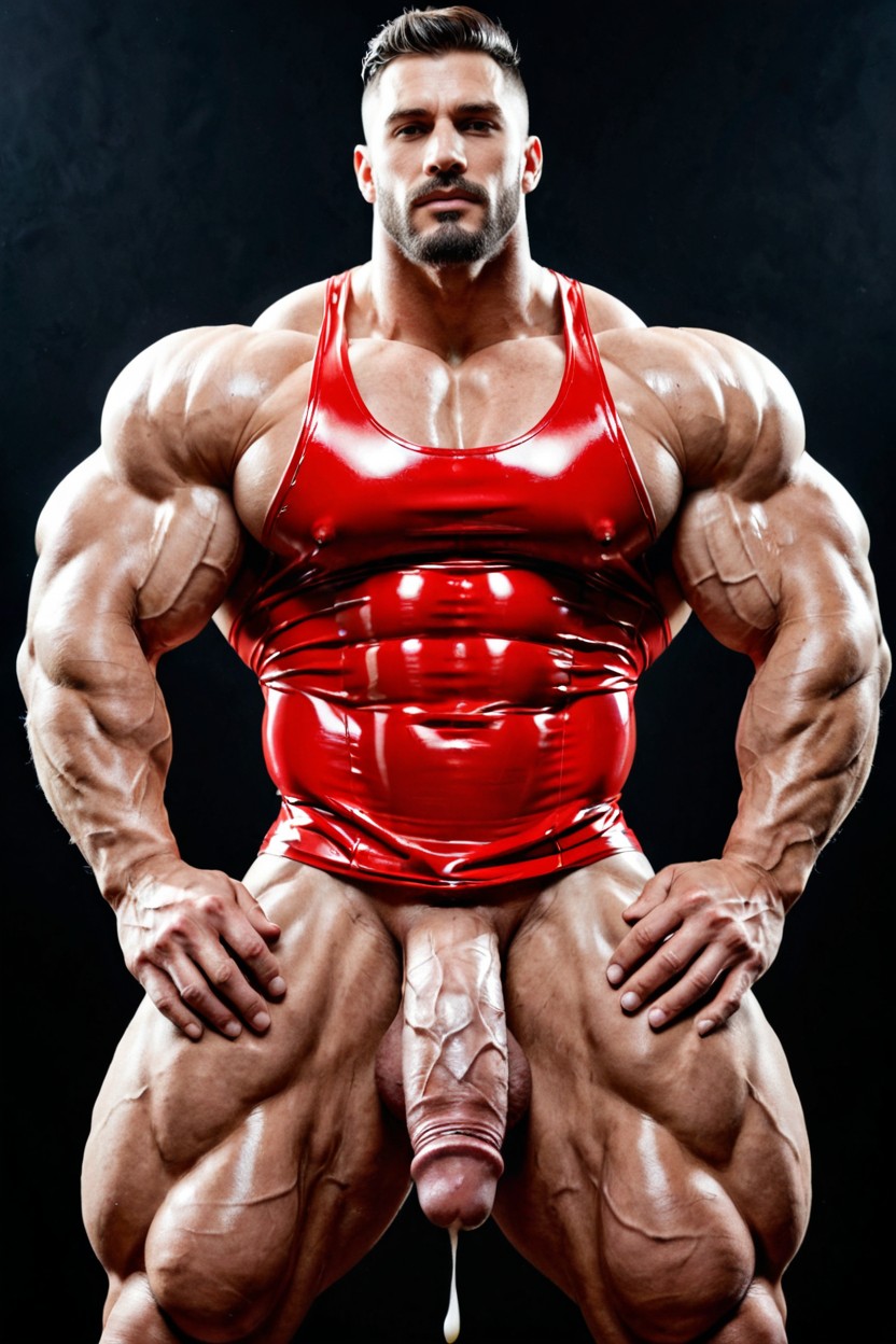 Person, 正面図, Chest Muscles Overly Massive ゲイAIポルノ