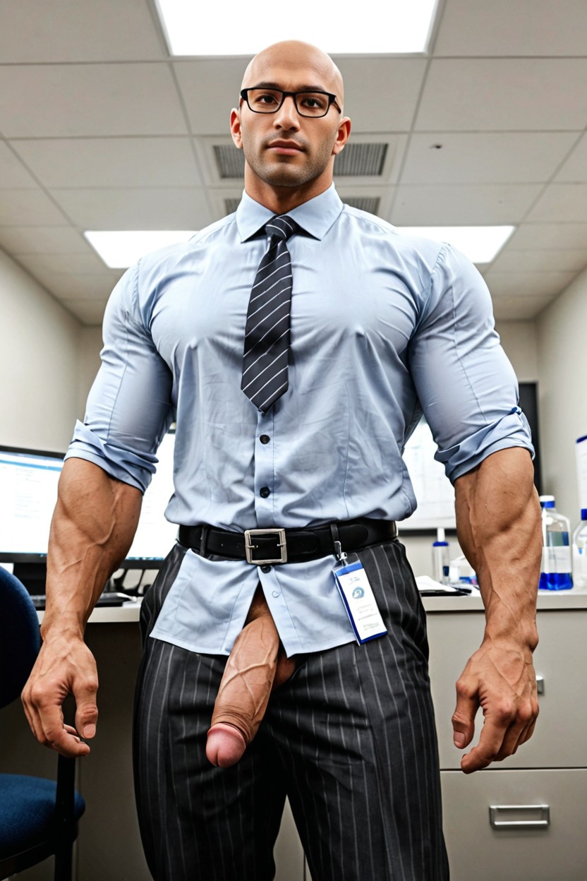 Sud-asiatique Face, Muscles, Oversized Chest Porno IA Gay