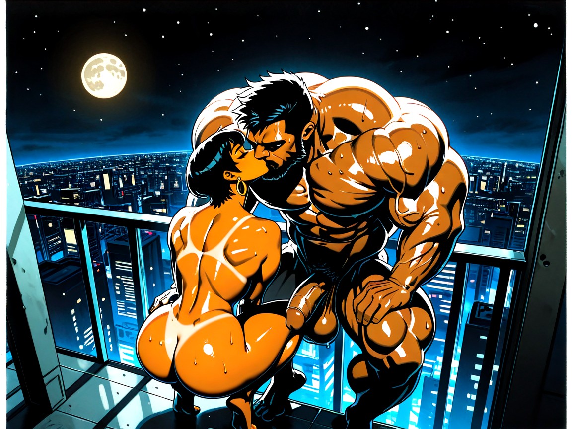 Balcon, Long Strong Neck, Veiny Arms Porno IA Gay