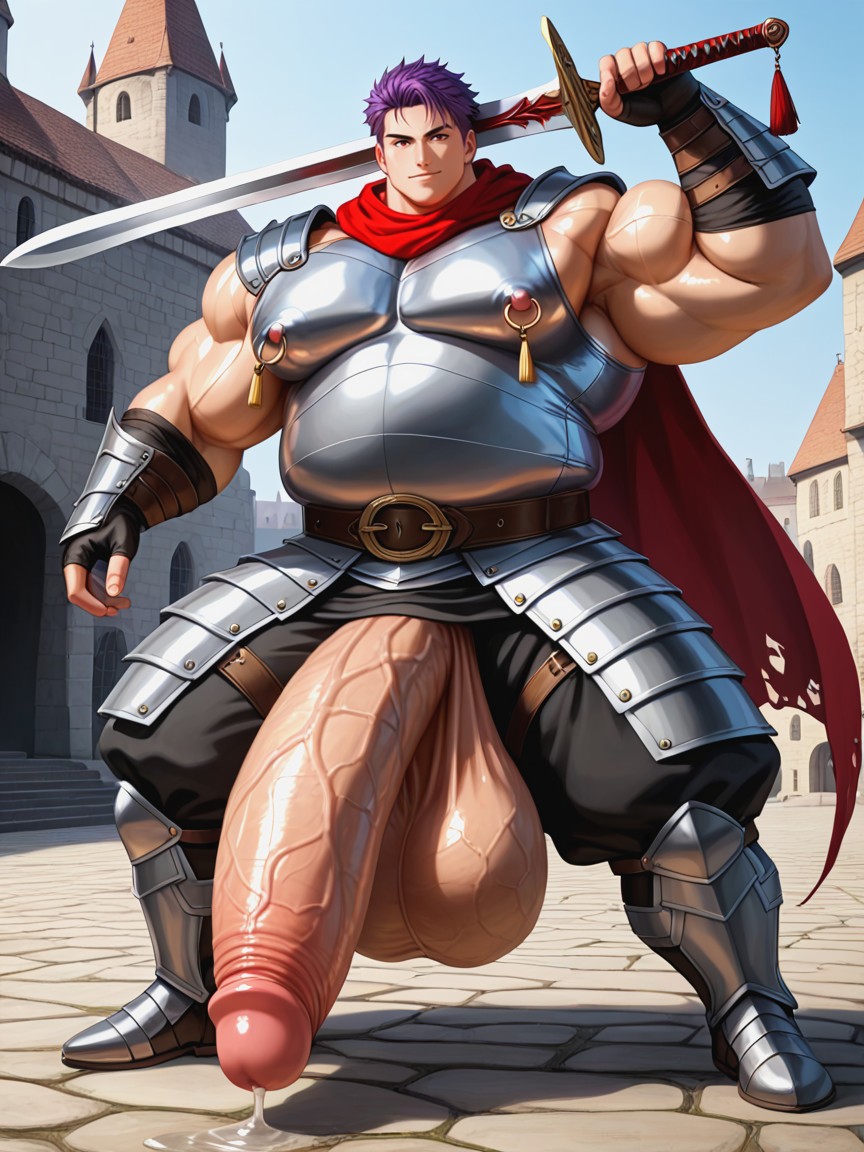 Huge Bulky Muscles, 正常, Cock Longer Than Leg AI同性戀黃片