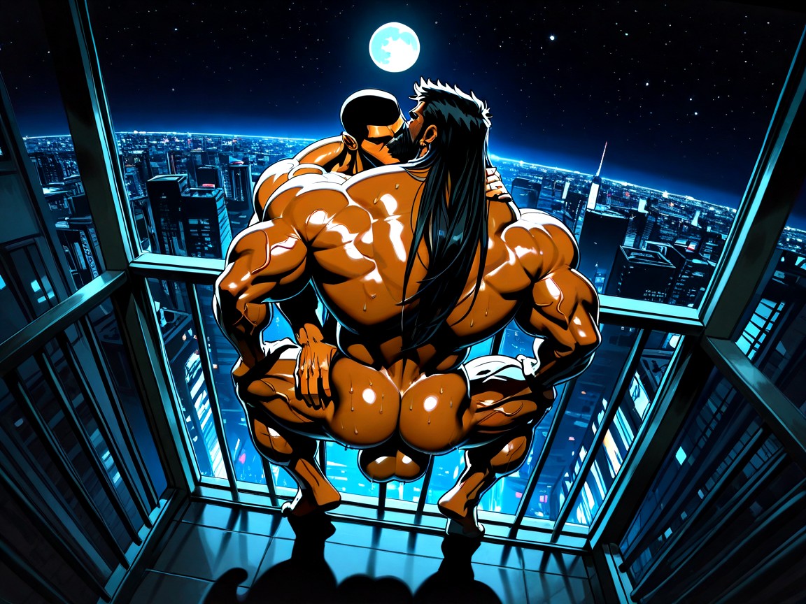 Huge Muscles, 泡泡屁股, Moon AI同性恋黄片