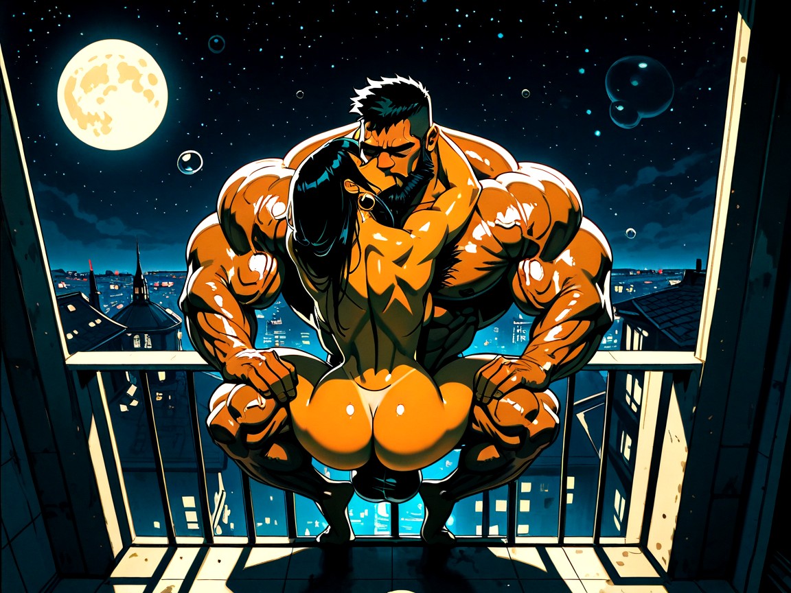 陽台, Massive Meaty Body, Massive Legs AI同性戀黃片